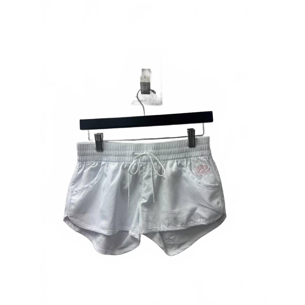 NEW SUNDEK women's margate coverup swim short in white40